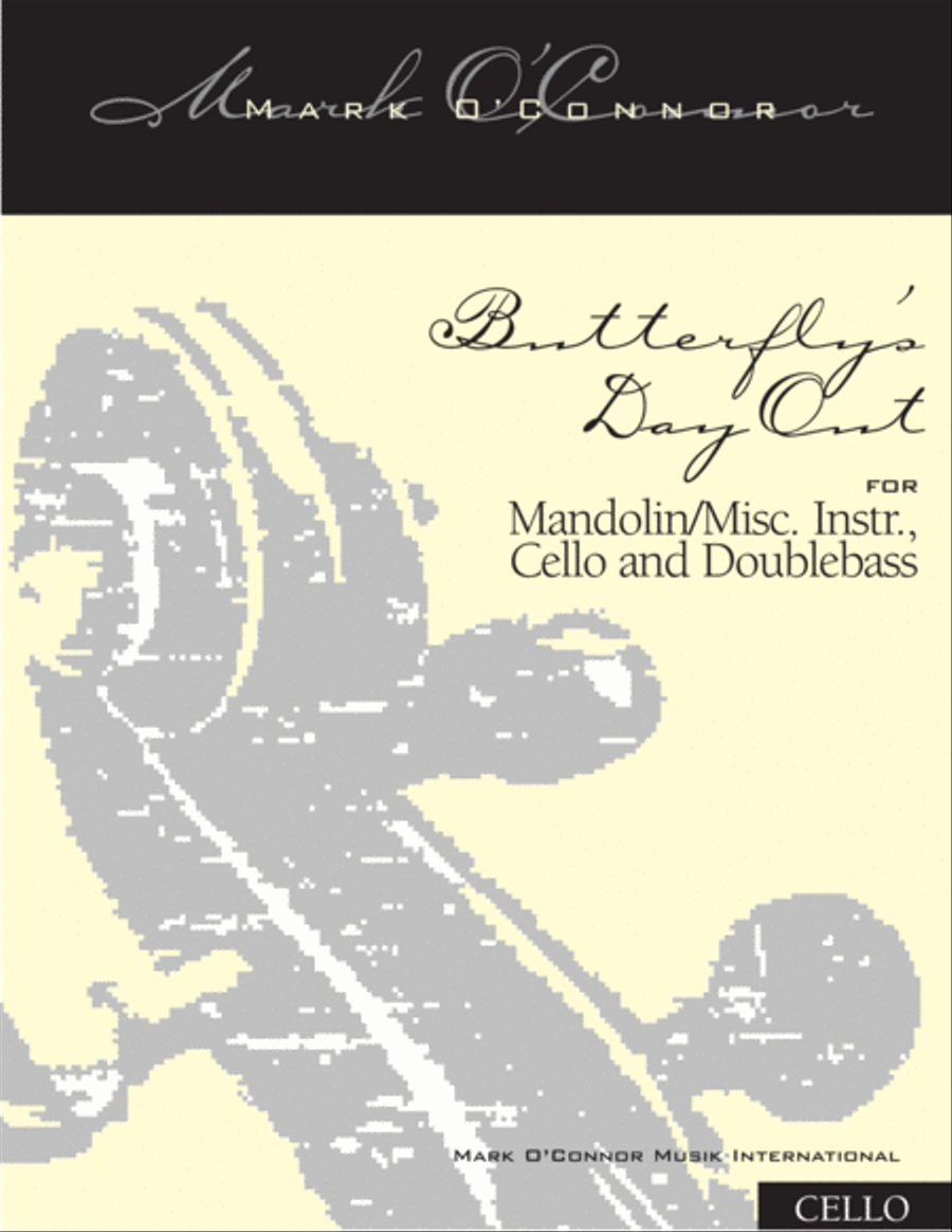 Butterfly's Day Out (cello part - mandolin/misc. instr., cel, bs) String Trio scores gallery preview page 1