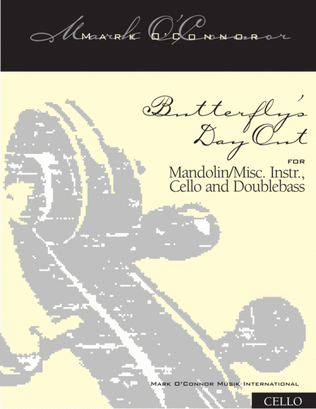 Book cover for Butterfly's Day Out (cello part - mandolin/misc. instr., cel, bs)