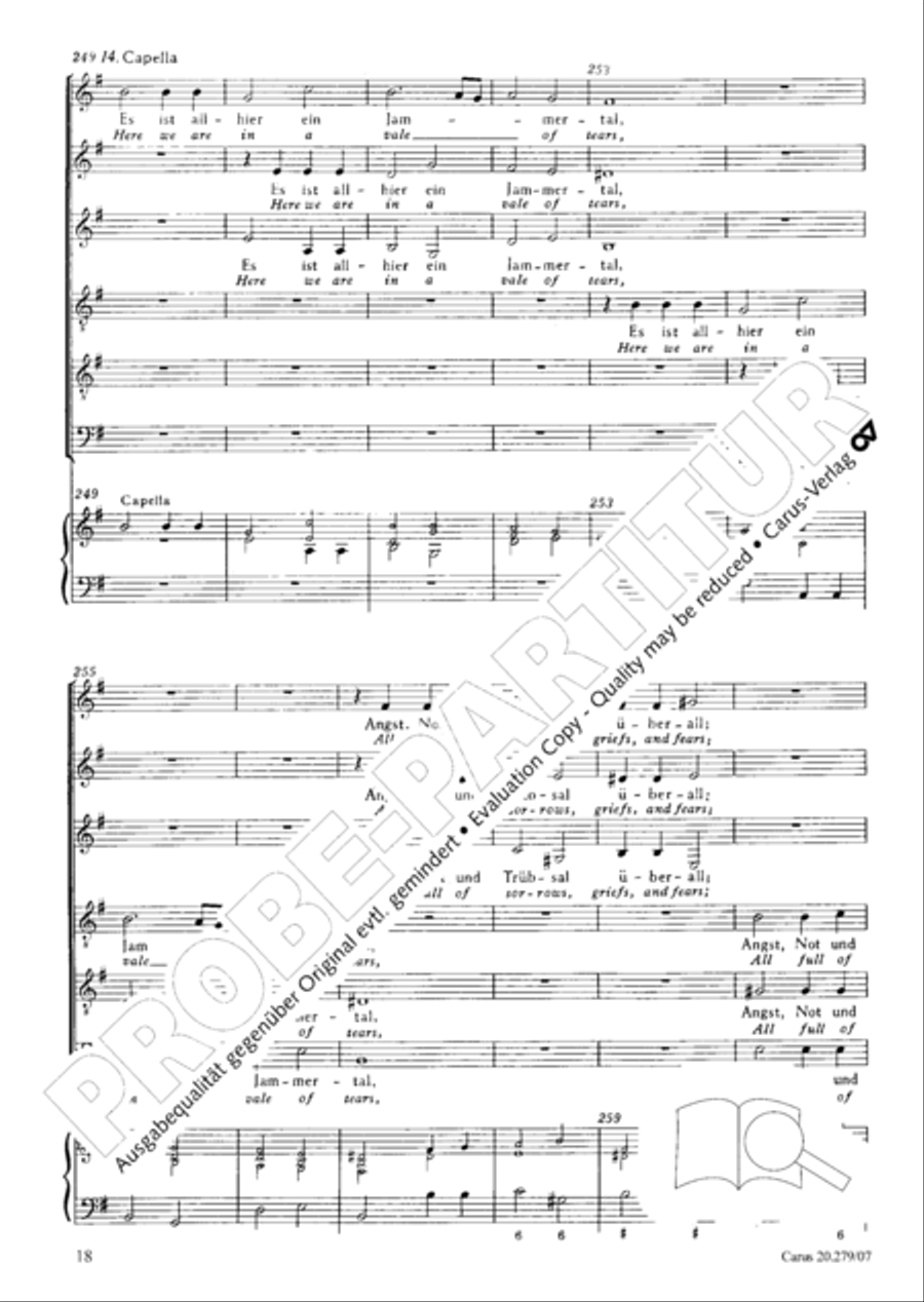 Musikalische Exequien I-III Orchestra scores gallery preview page 19