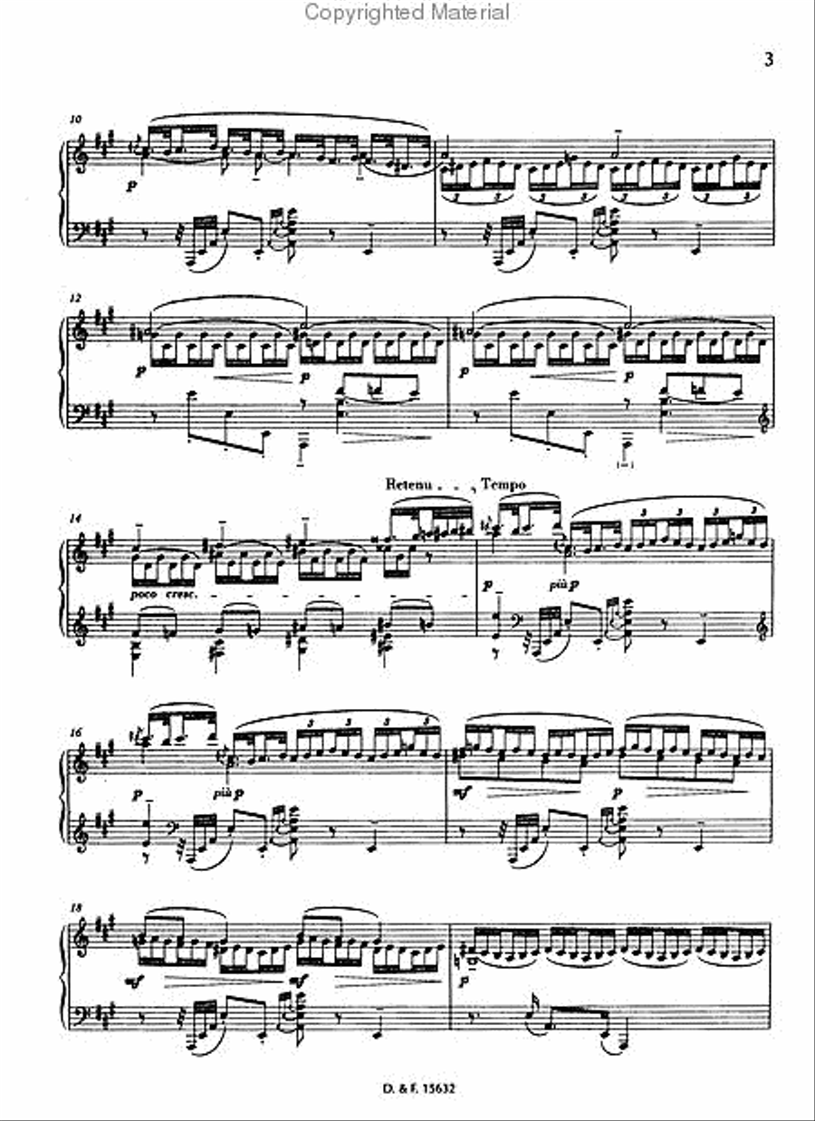 L'Isle Joyeuse Piano Solo scores gallery preview page 3