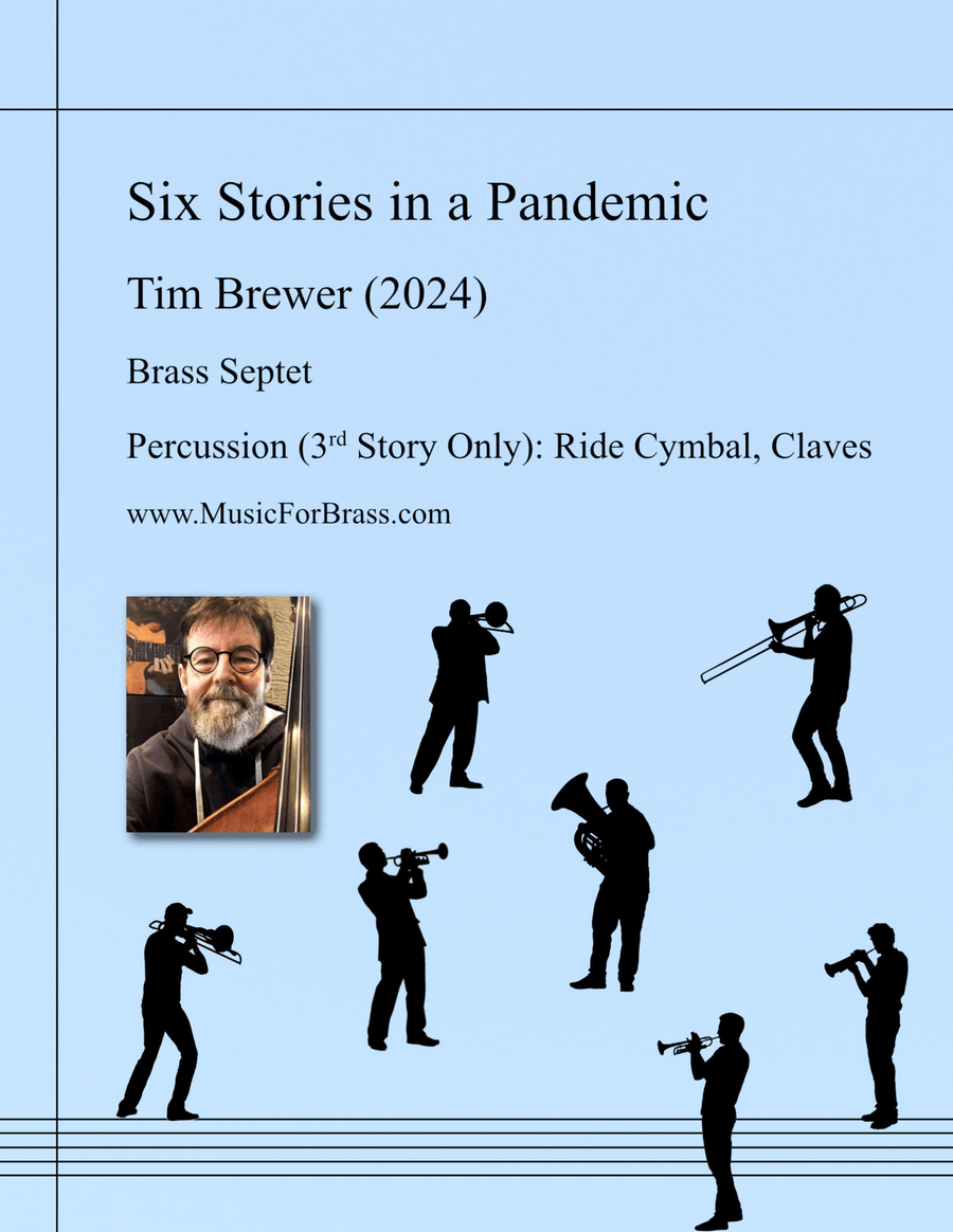 Six Stories in a Pandemic Brass Ensemble scores gallery preview page 1