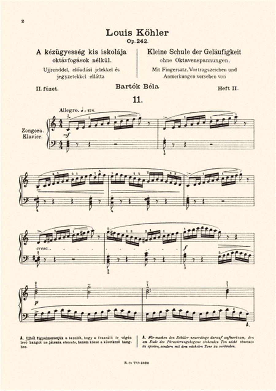 Kleine Schule der Geläufigkeit II op. 242 Piano Solo scores gallery preview page 2