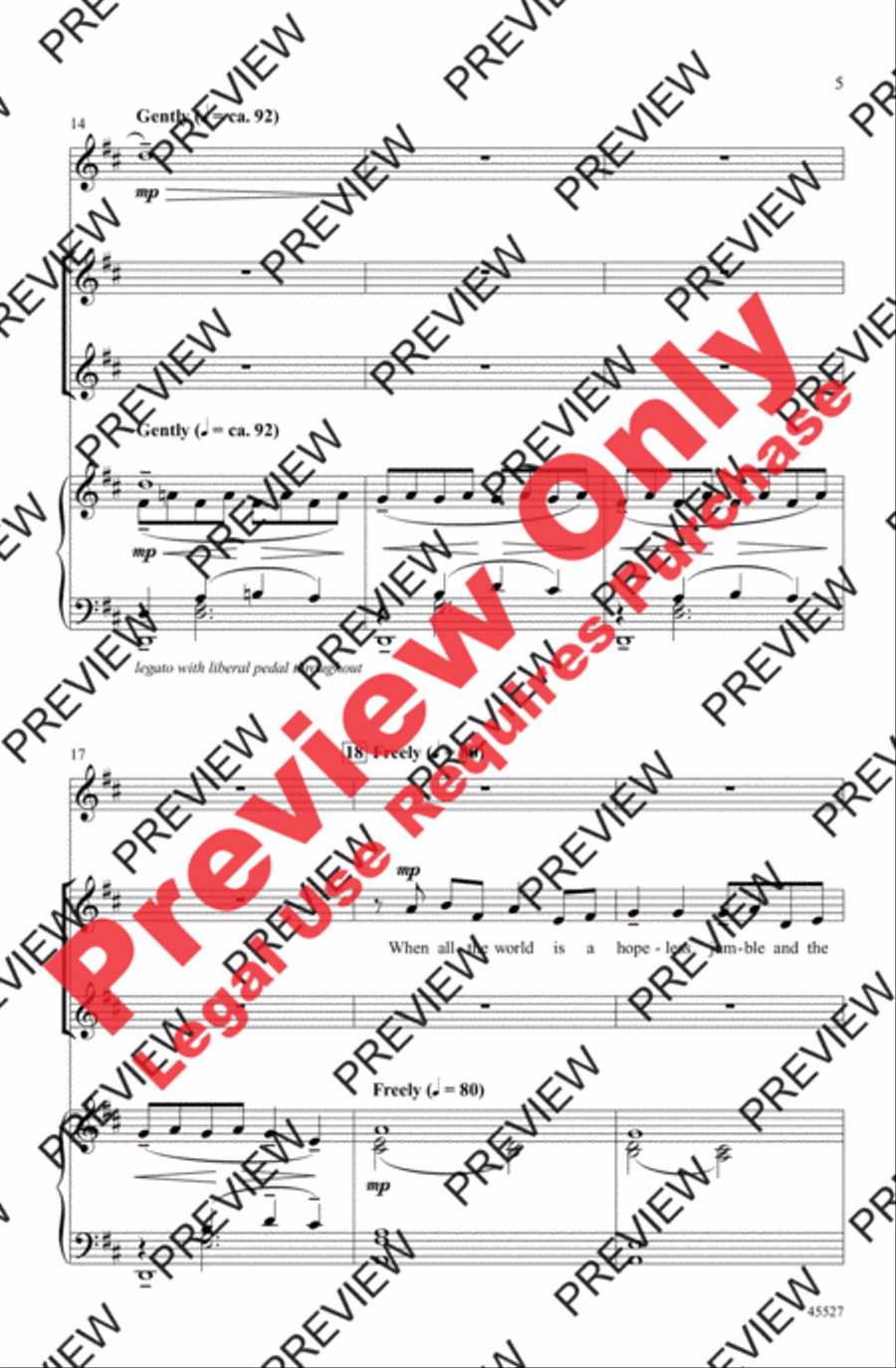 Over the Rainbow Women's Choir scores gallery preview page 20