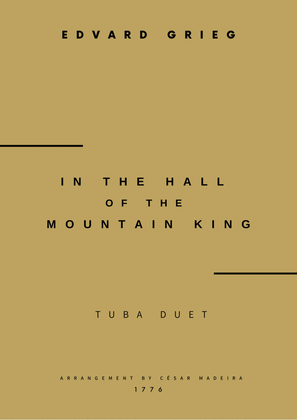 Book cover for In The Hall Of The Mountain King - Tuba Duet (Full Score and Parts)