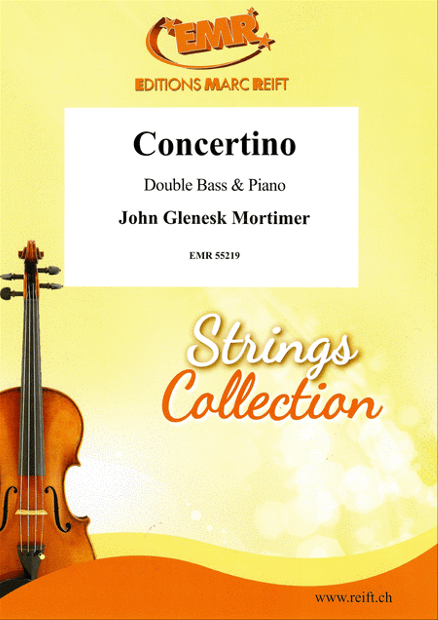 Concertino Double Bass scores gallery preview page 1