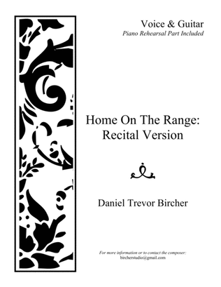 Book cover for Home On The Range: Recital Version