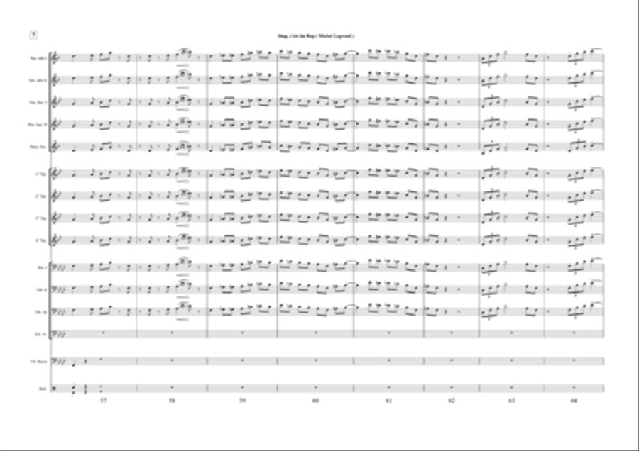Stop c'est du bop Jazz Ensemble scores gallery preview page 8