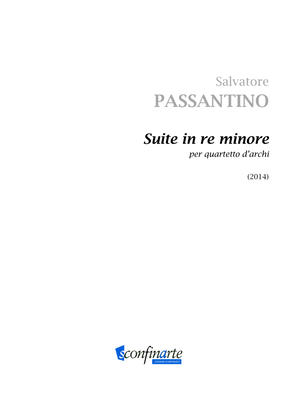 Salvatore Passantino: SUITE IN RE MINORE (ES-21-021) - Score Only