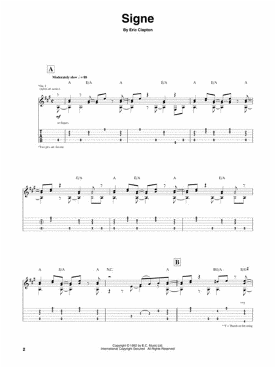 Eric Clapton – Unplugged – Deluxe Edition Electric Guitar scores gallery preview page 3
