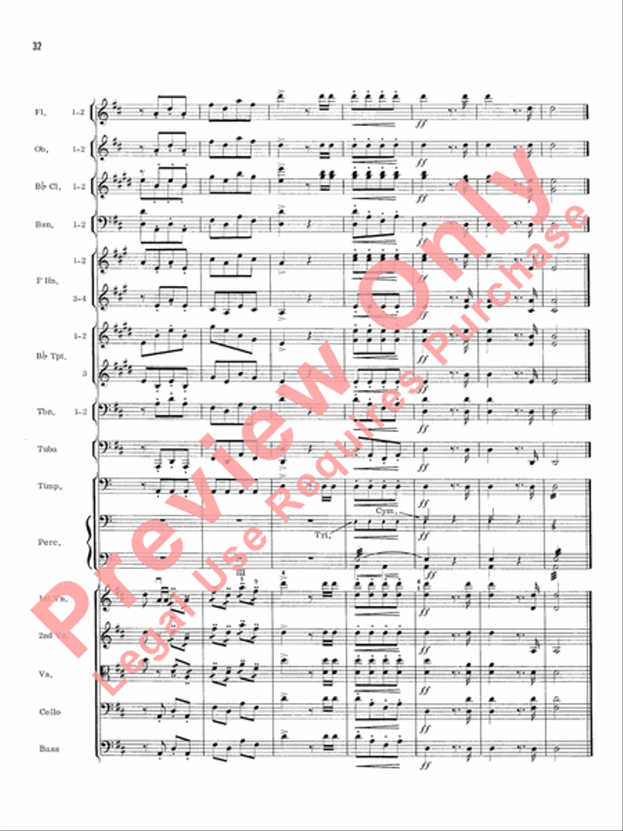 William Tell Overture Full Orchestra scores gallery preview page 35
