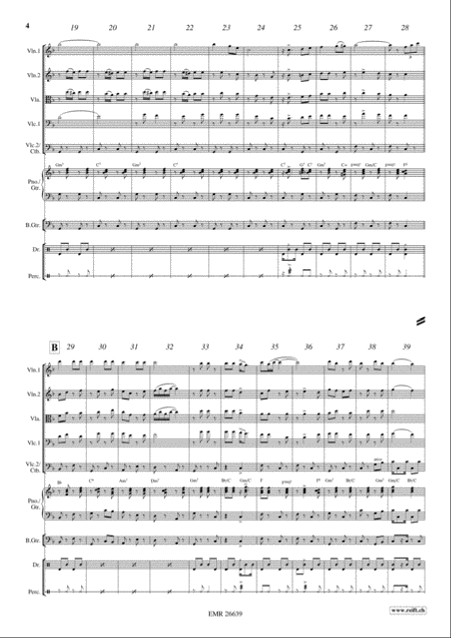 Cheers String Quintet scores gallery preview page 4