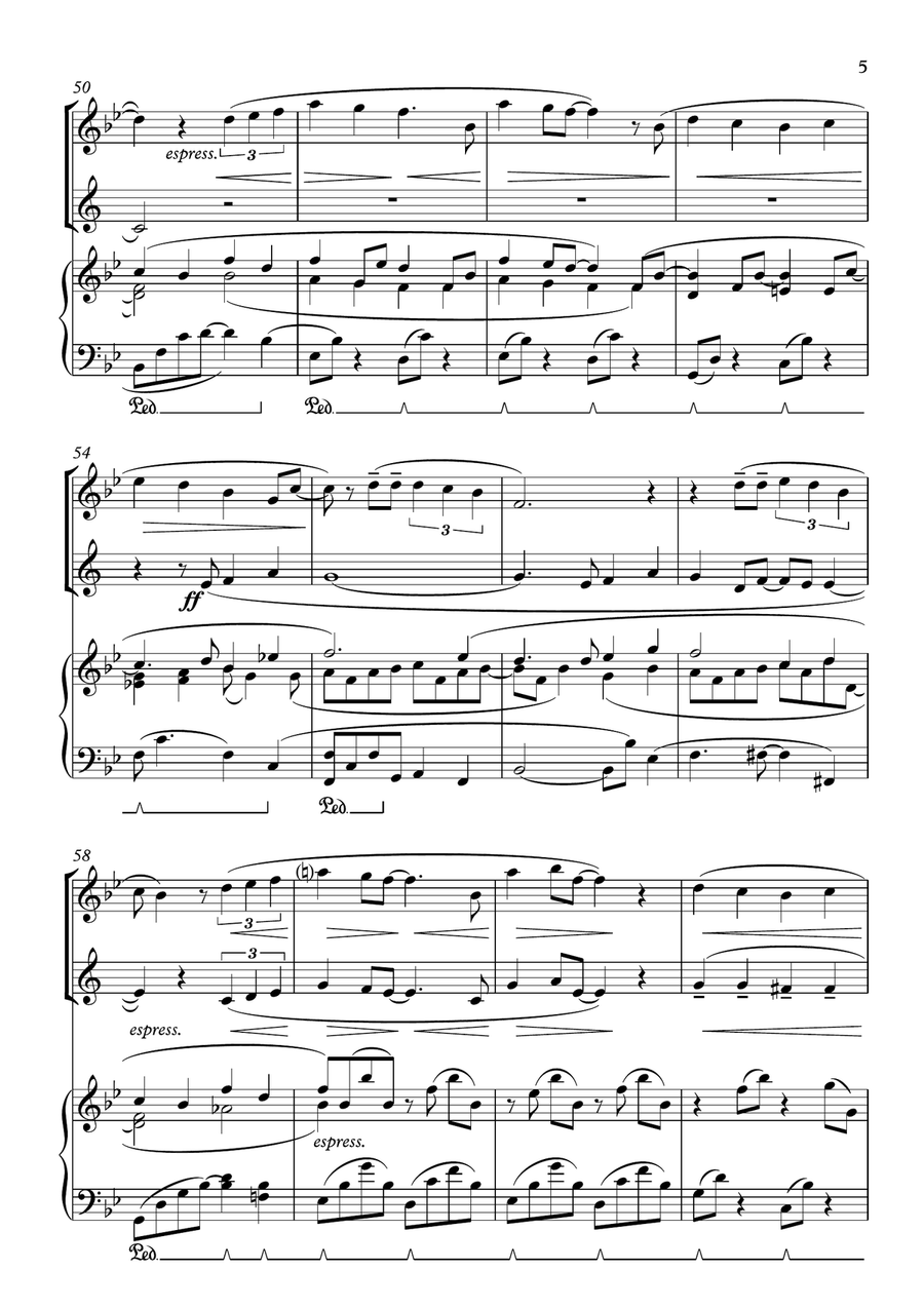 A Whole New World (from 'Aladdin') Woodwind Duet scores gallery preview page 5