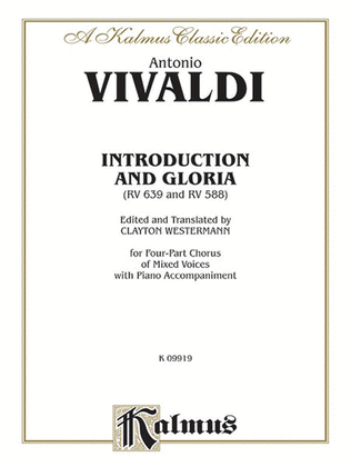 Book cover for Introduction and Gloria