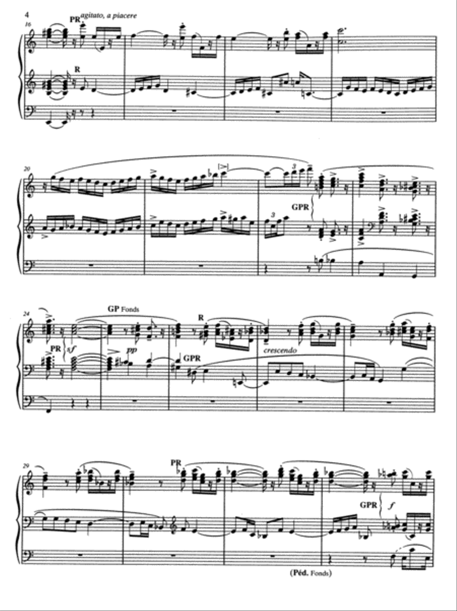 Symphonie VII in A Minor Organ scores gallery preview page 4