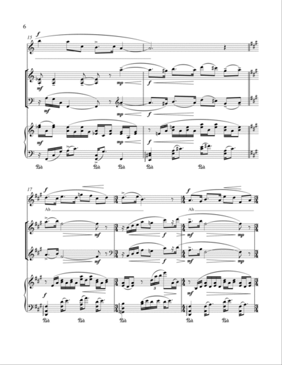 Flowers Of The Soul (Score) Piano Trio scores gallery preview page 6
