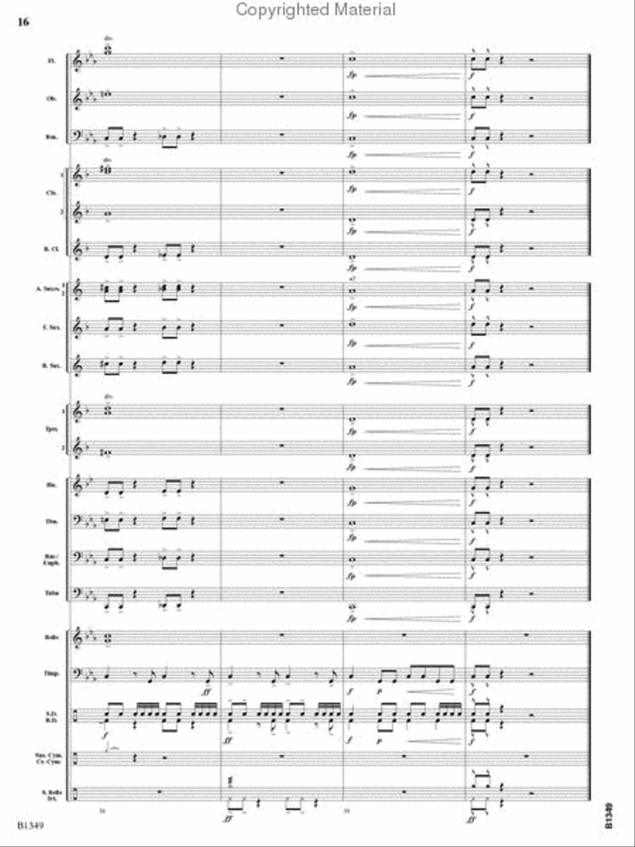 Carpathia Concert Band scores gallery preview page 15