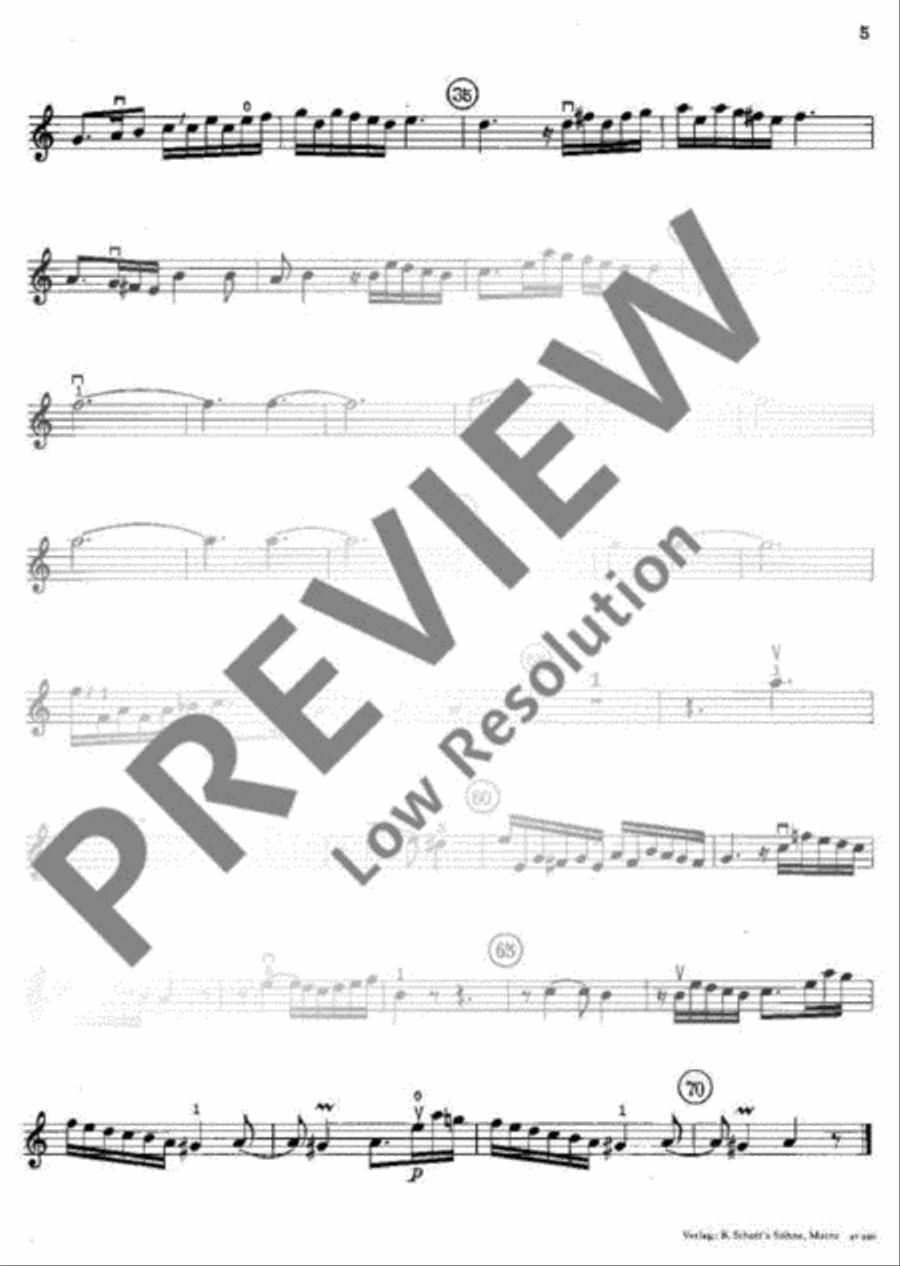 Sonata a 4 Violin scores gallery preview page 5