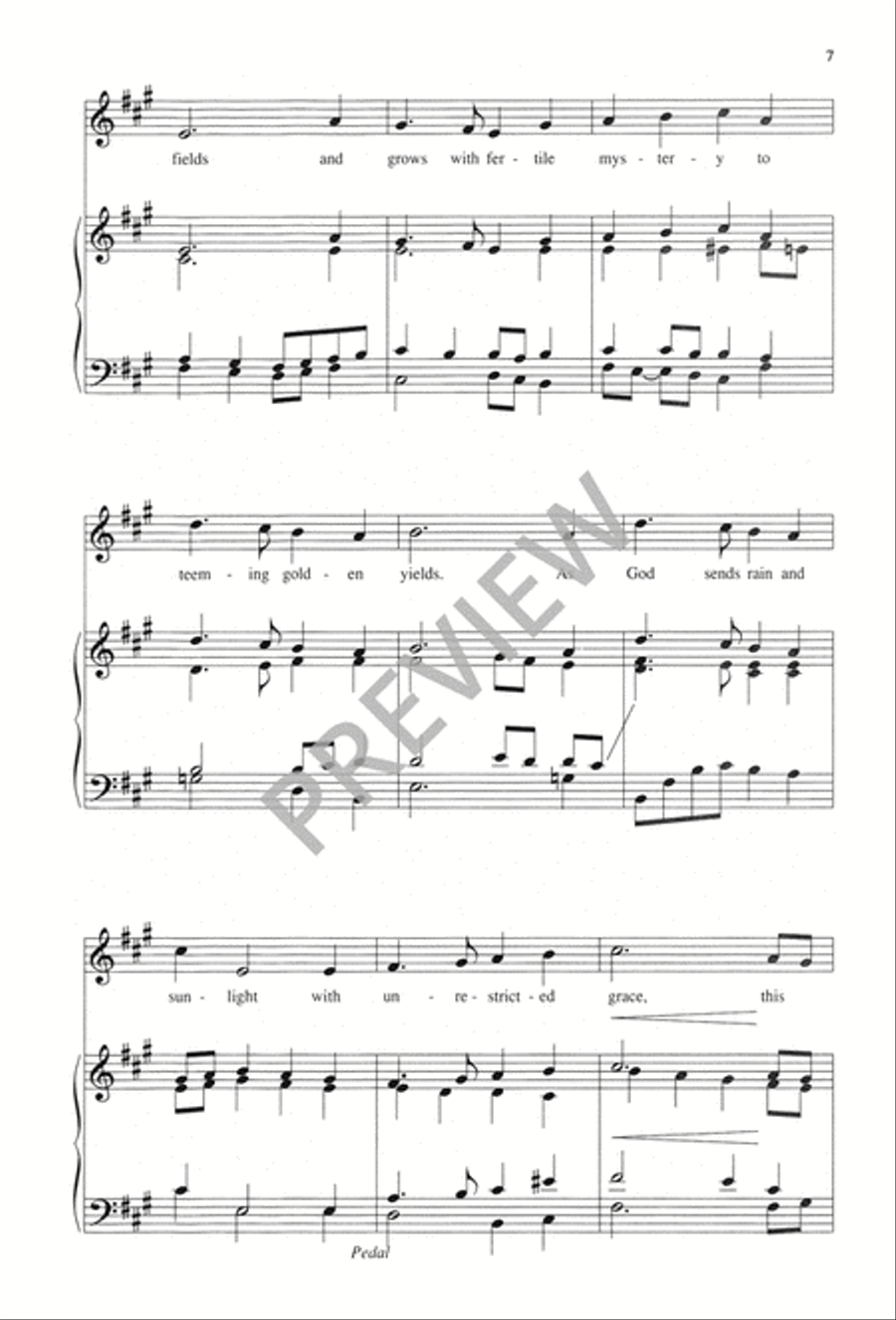 Hymn of Thanksgiving 4-Part scores gallery preview page 8