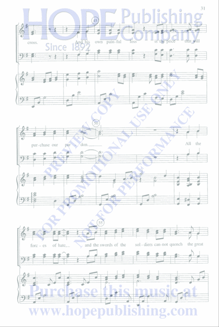Here is the Love Here is the Love Choir scores gallery preview page 35