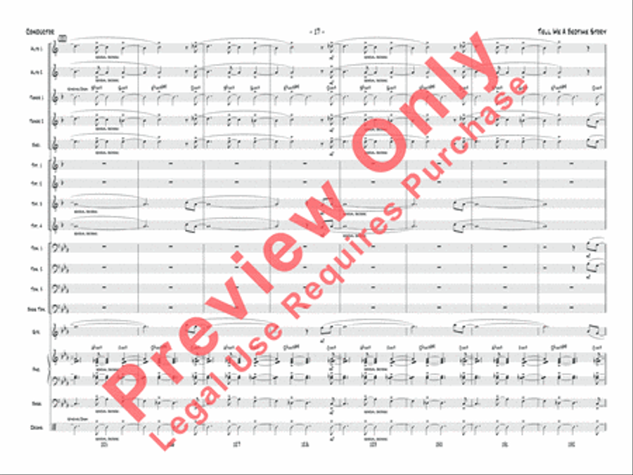 Tell Me a Bedtime Story Tell Me a Bedtime Story Jazz Ensemble scores gallery preview page 18