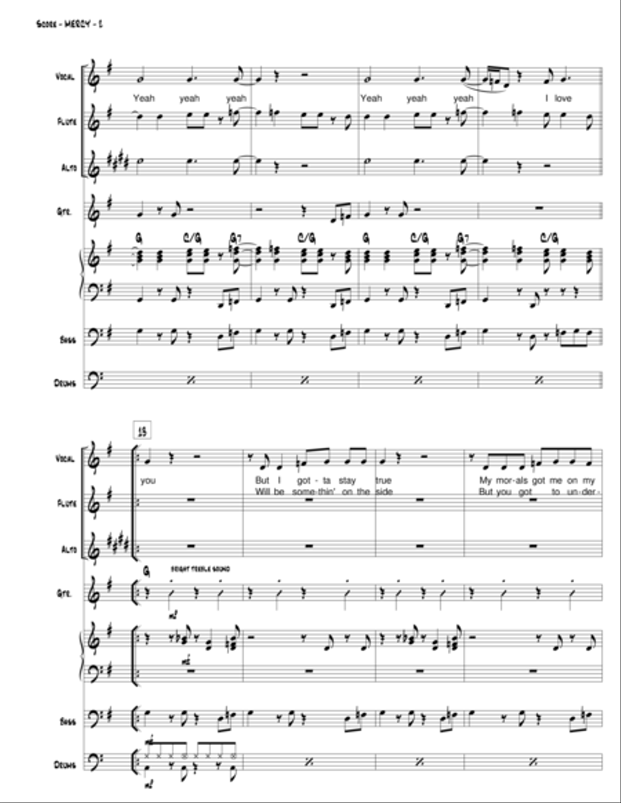 Mercy Jazz Ensemble scores gallery preview page 3