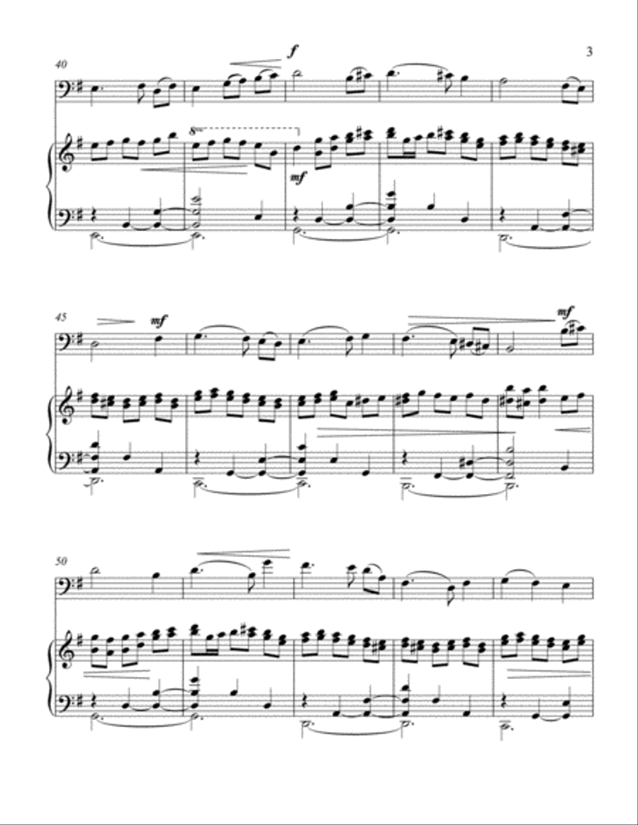 Hear The News The Angels Bring: Christmas Music for Solo Cello and Piano Piano scores gallery preview page 5
