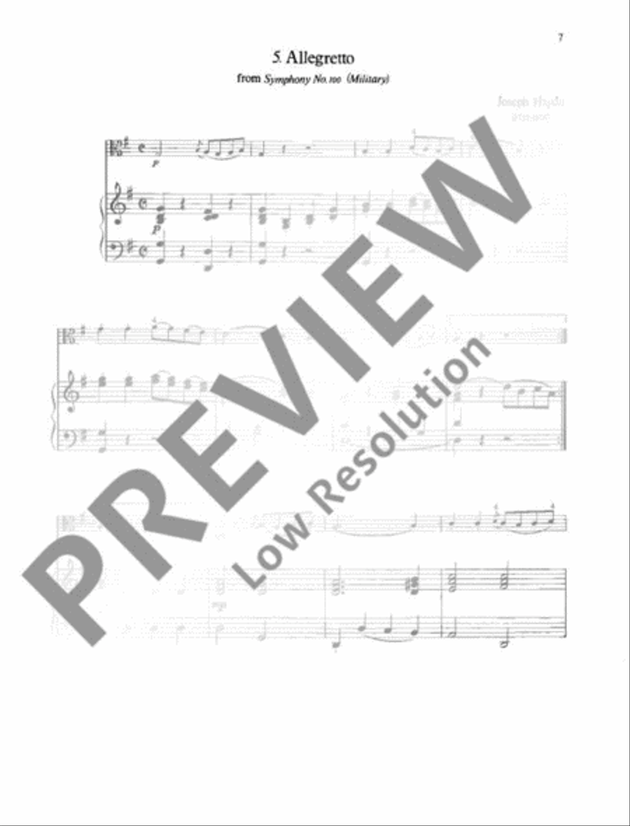 Viola Album Piano Accompaniment scores gallery preview page 10