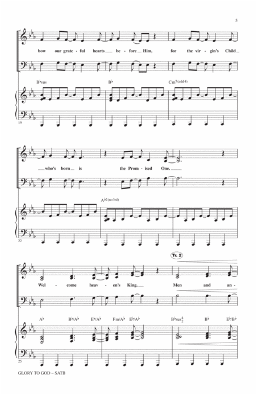 Glory To God 4-Part scores gallery preview page 3