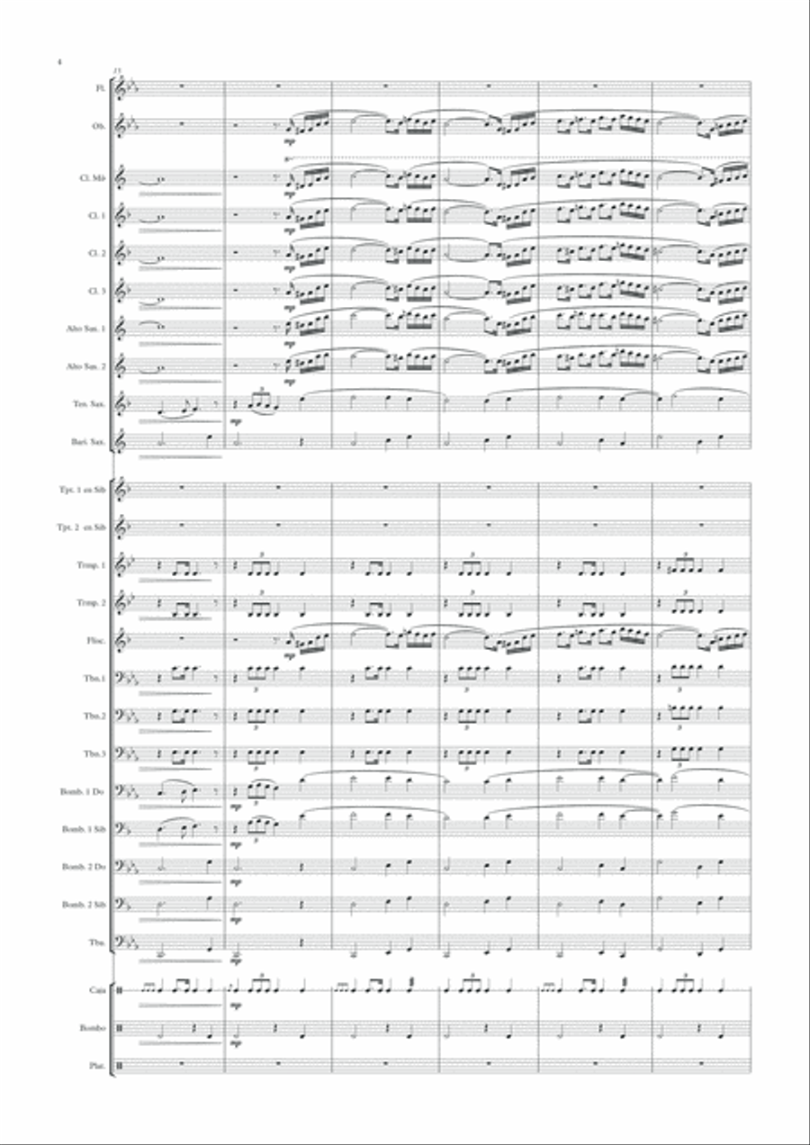 L Aniversario Concert Band scores gallery preview page 4