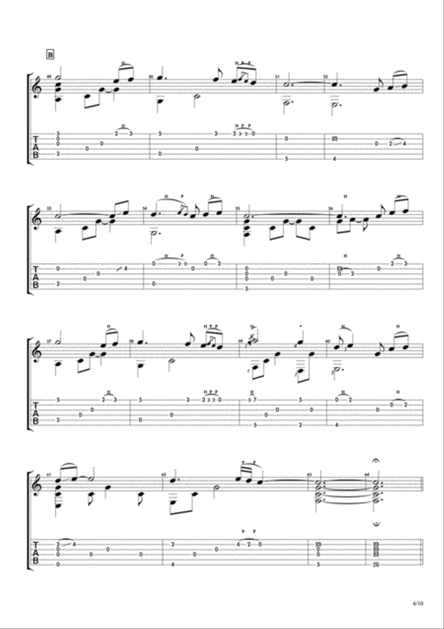 The Ten Year Set - Celtic Guitar Small Ensemble scores gallery preview page 5