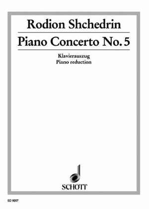 Book cover for Piano Concerto No.5 - Pa Reduct