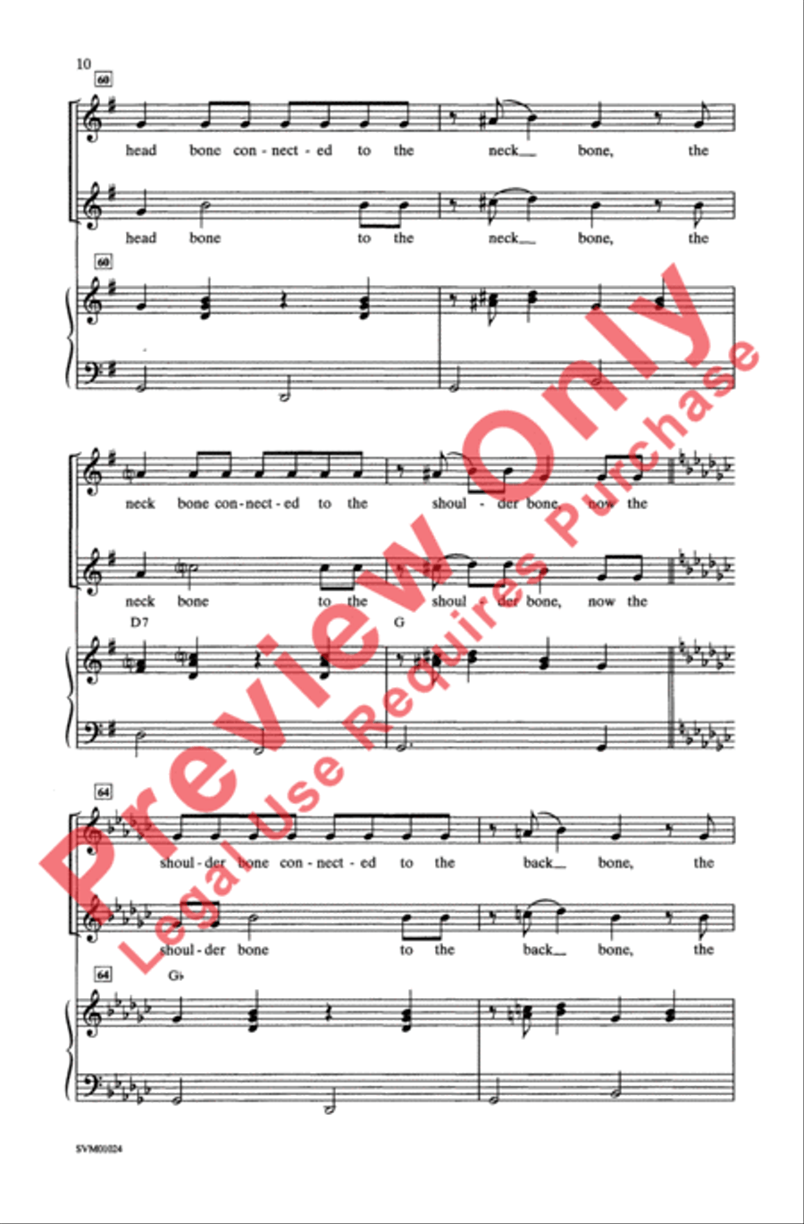 Dry Bones 2-Part scores gallery preview page 10