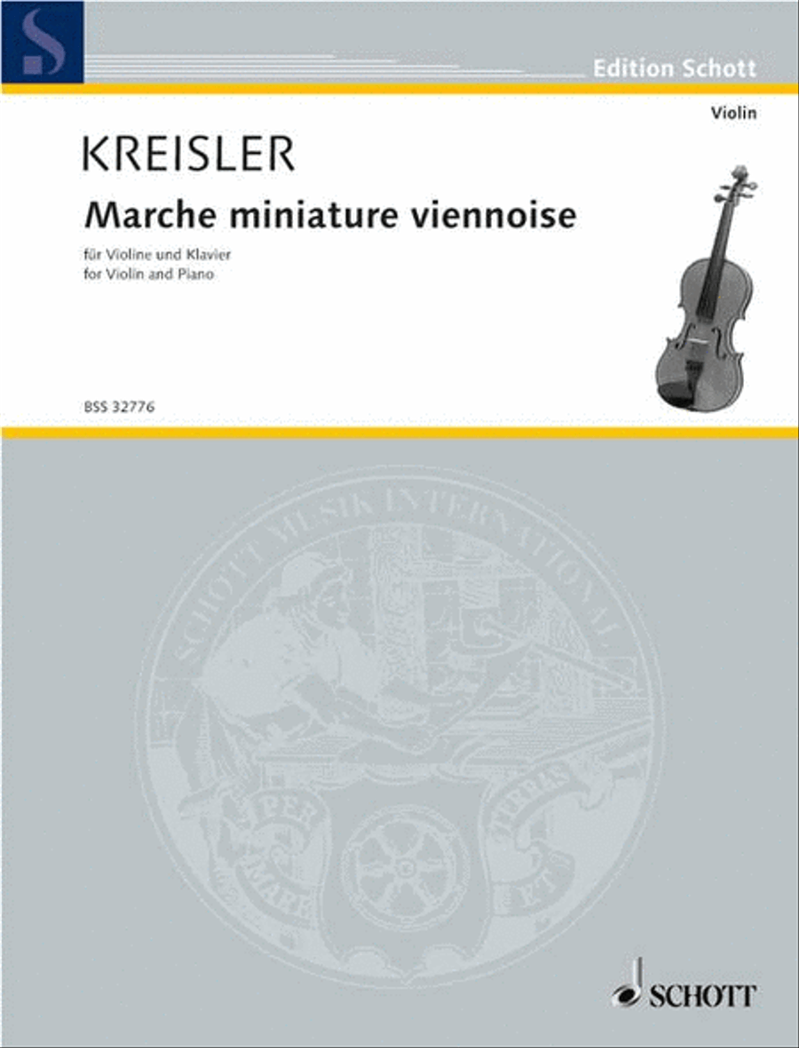 Marche miniature viennoise Violin Solo scores gallery preview page 1
