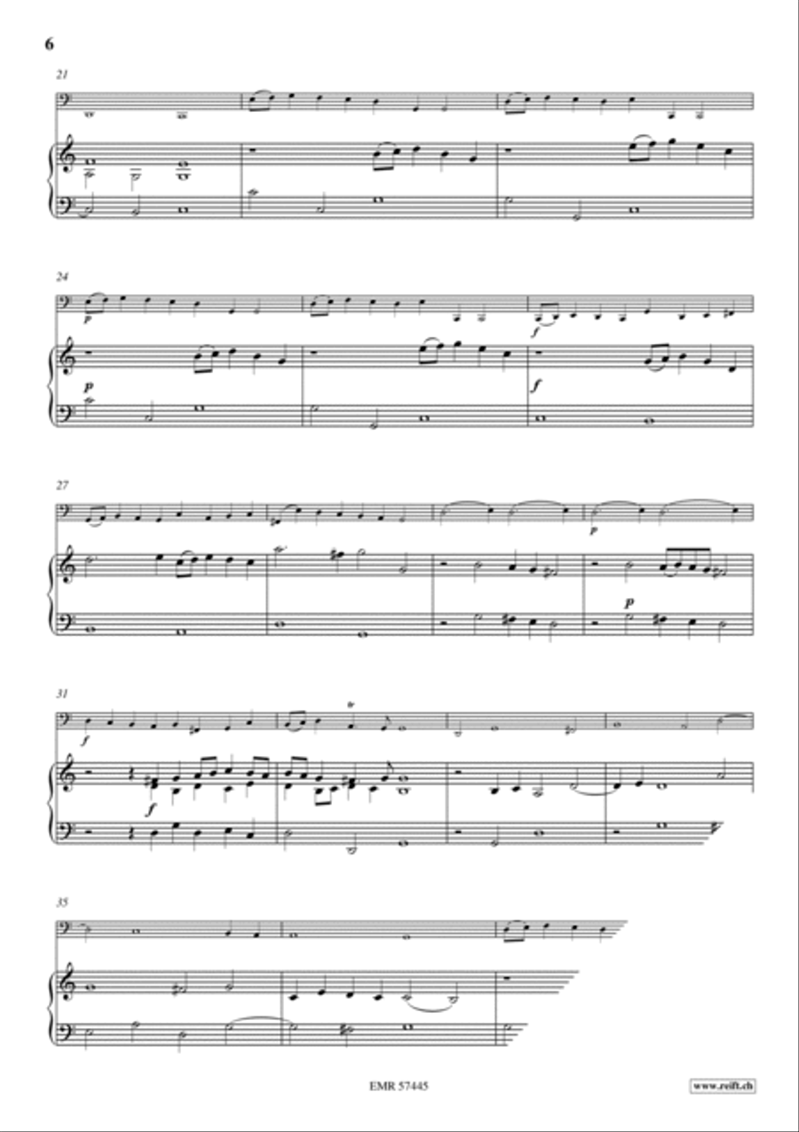 Sonata No. 6 Trombone scores gallery preview page 7