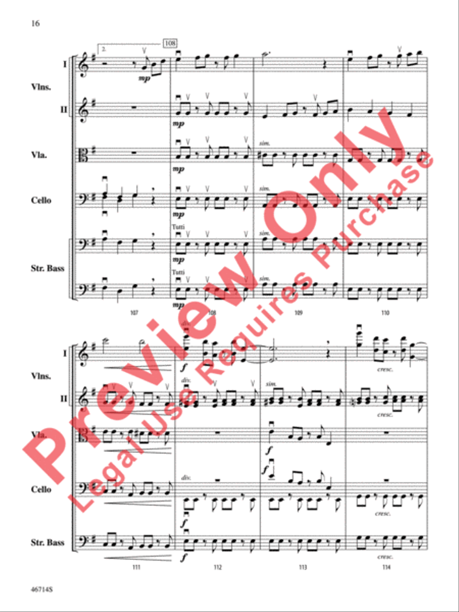 Yumiweeus String Orchestra scores gallery preview page 17