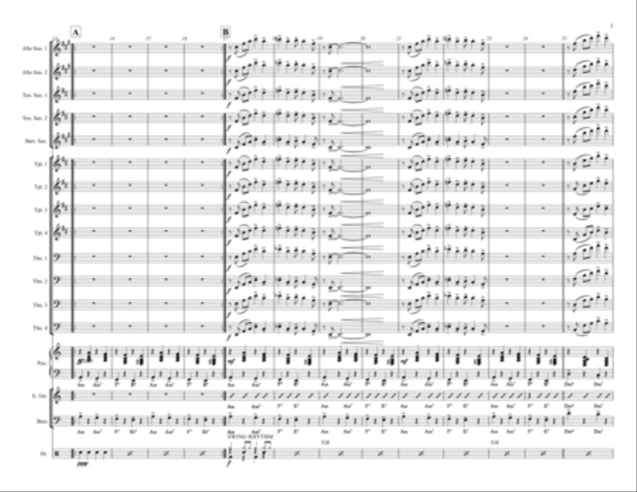 Topsy Jazz Ensemble scores gallery preview page 3