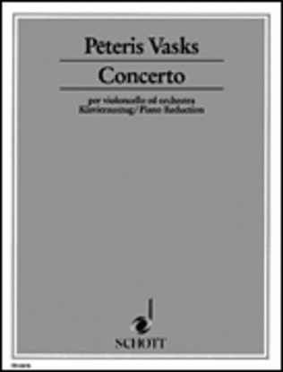 Book cover for Concerto Cello & Orch Piano Red.
