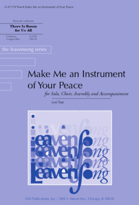 Make Me an Instrument of Your Peace - Guitar part