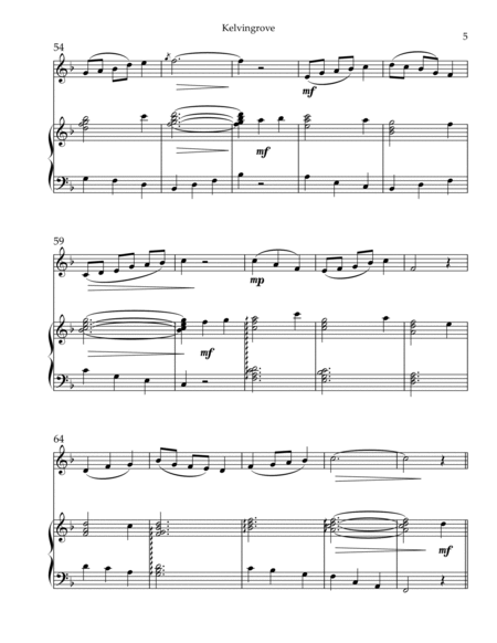 Kelvingrove, Duet for Violin & Harp image number null