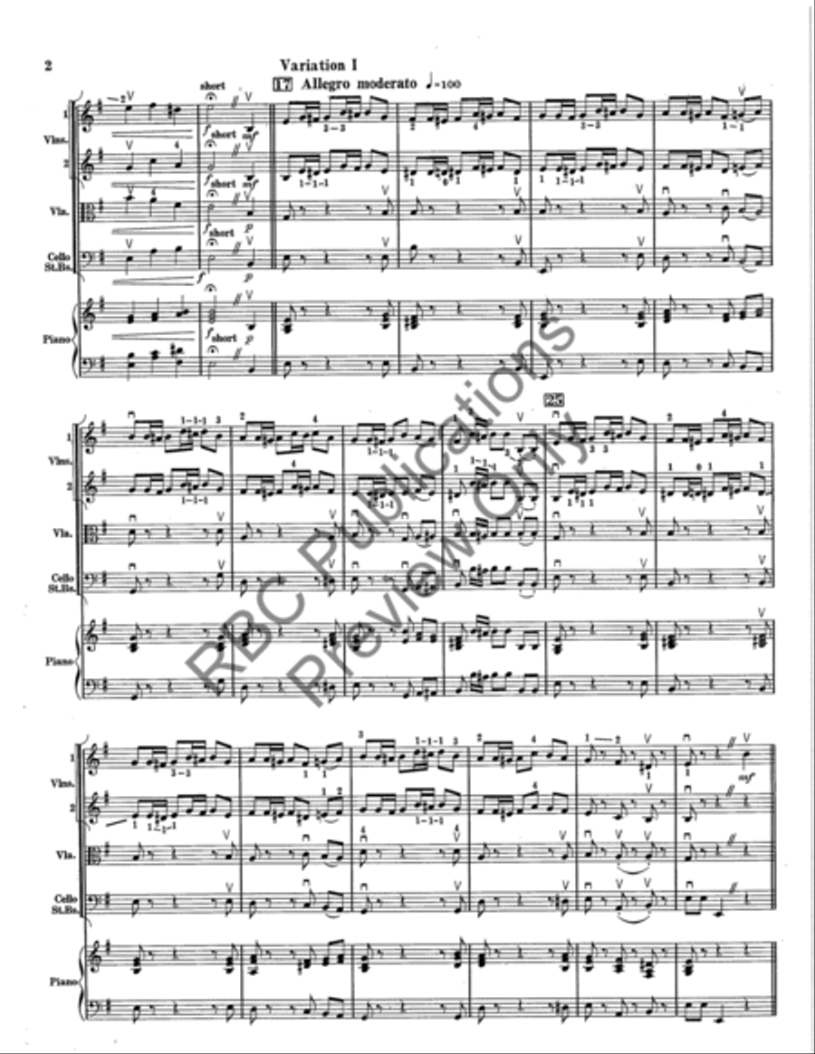 Les Folies D'Espagne (Score) String Orchestra scores gallery preview page 5