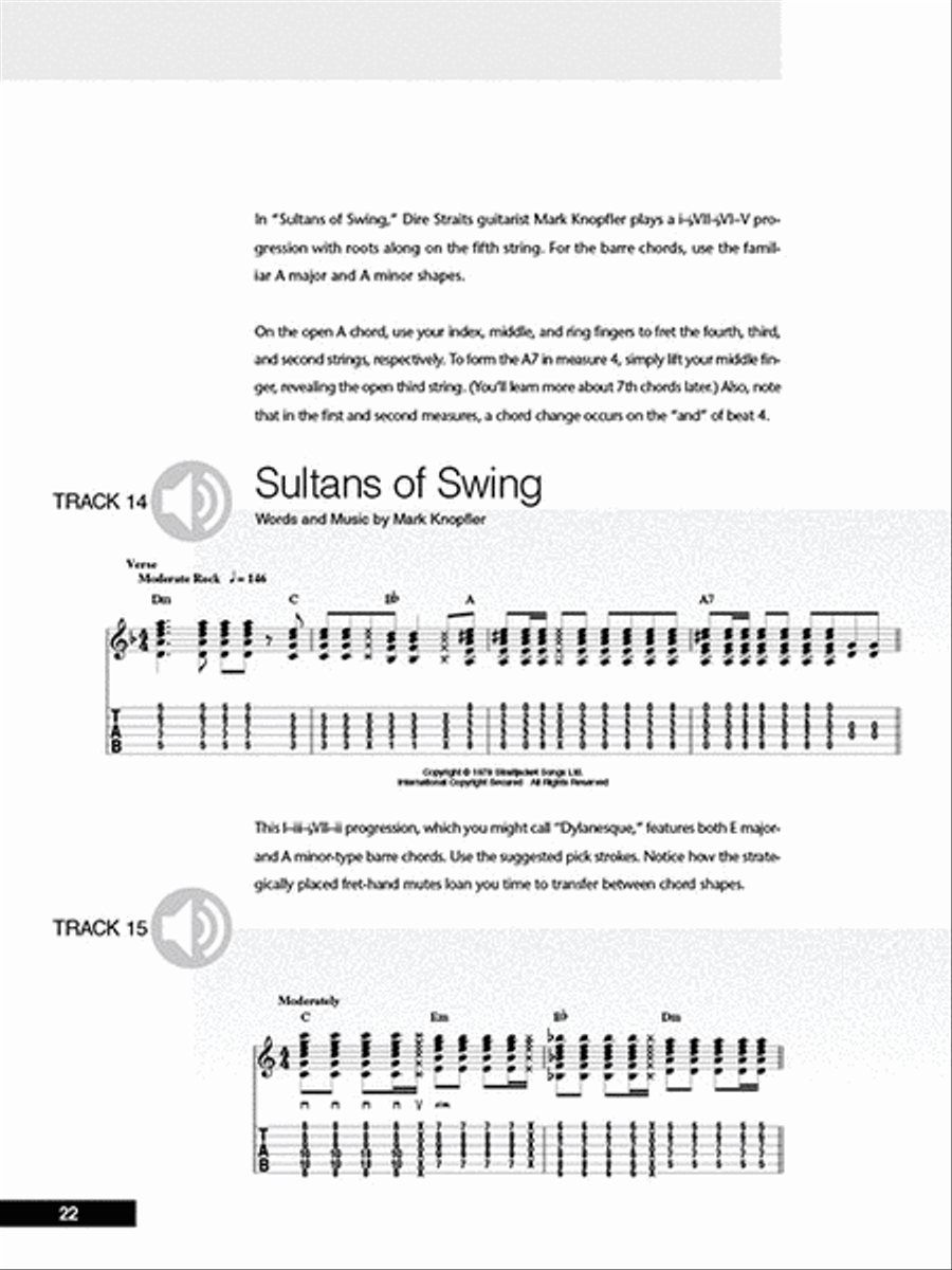 Barre Chords Guitar scores gallery preview page 5