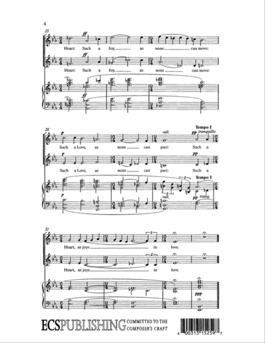 Five Mystical Songs: The Call 2-Part scores gallery preview page 7