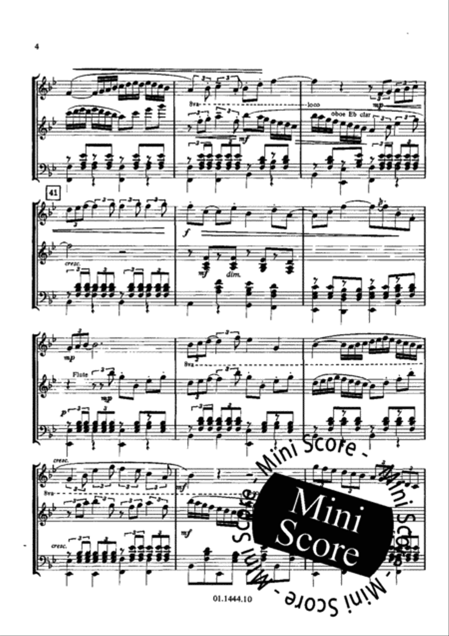 Concerto for Alto Saxophone and Band Concert Band scores gallery preview page 8