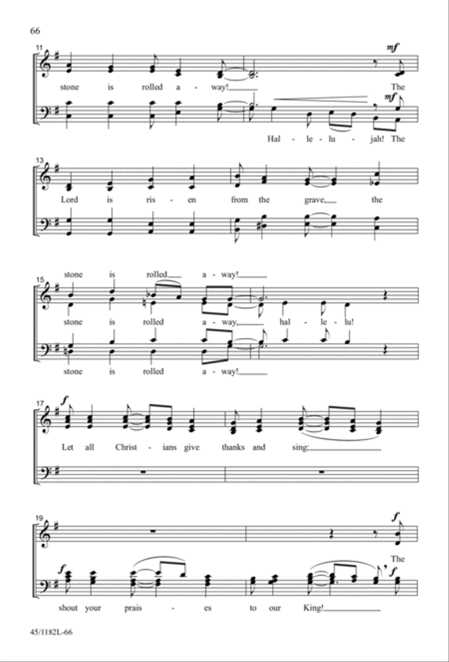 All Around A Cappella 4-Part scores gallery preview page 48