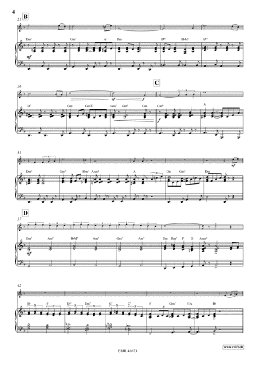 Manha De Carnaval Tenor Recorder scores gallery preview page 4