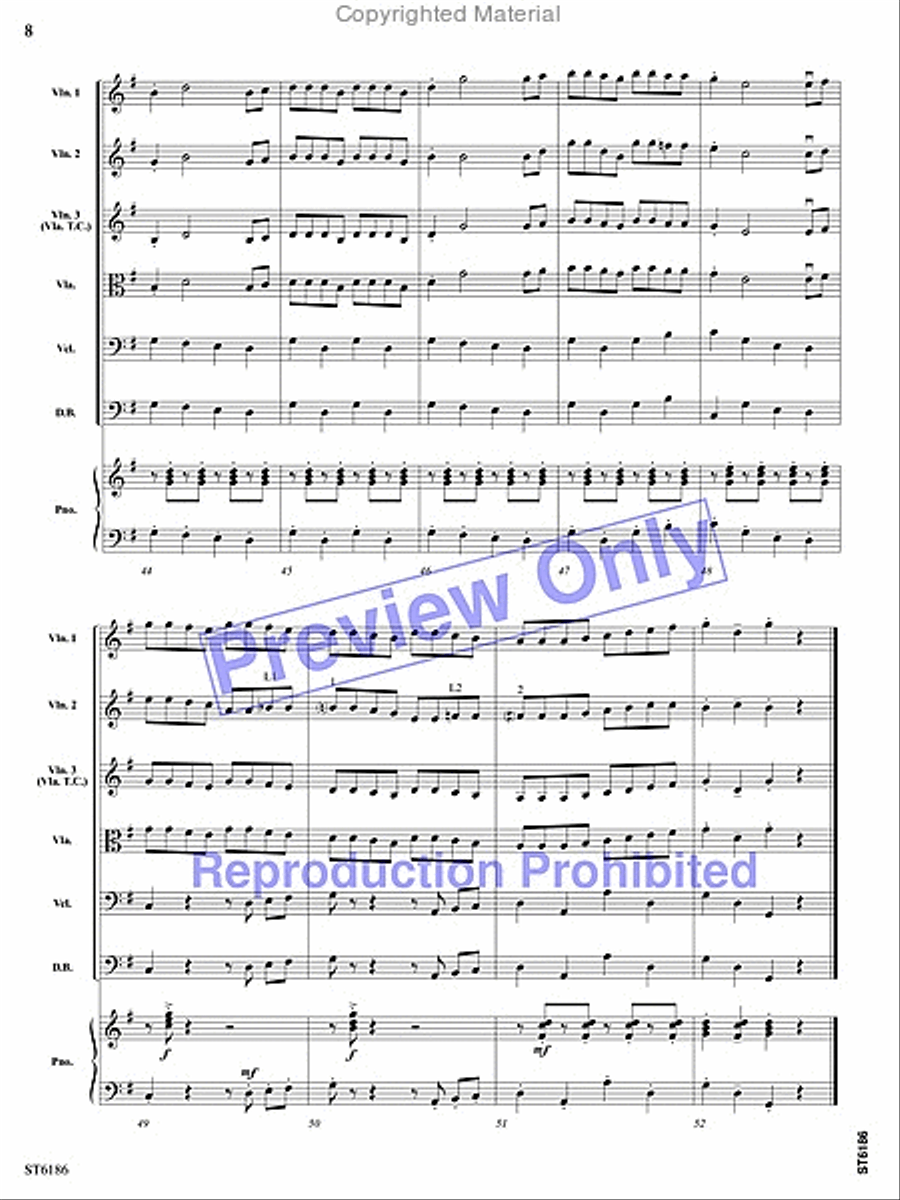 Mariachi! Mariachi! String Orchestra scores gallery preview page 7