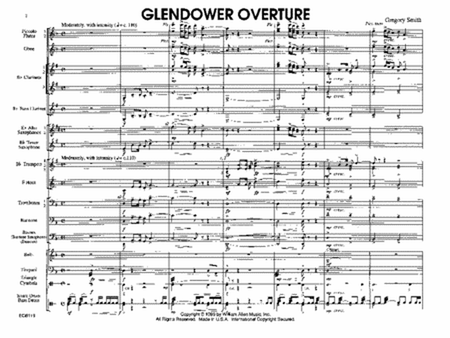 Glendower Overture image number null