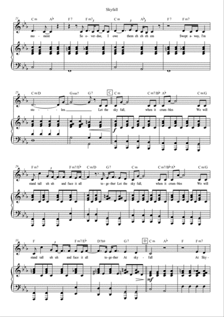 Skyfall Voice scores gallery preview page 2
