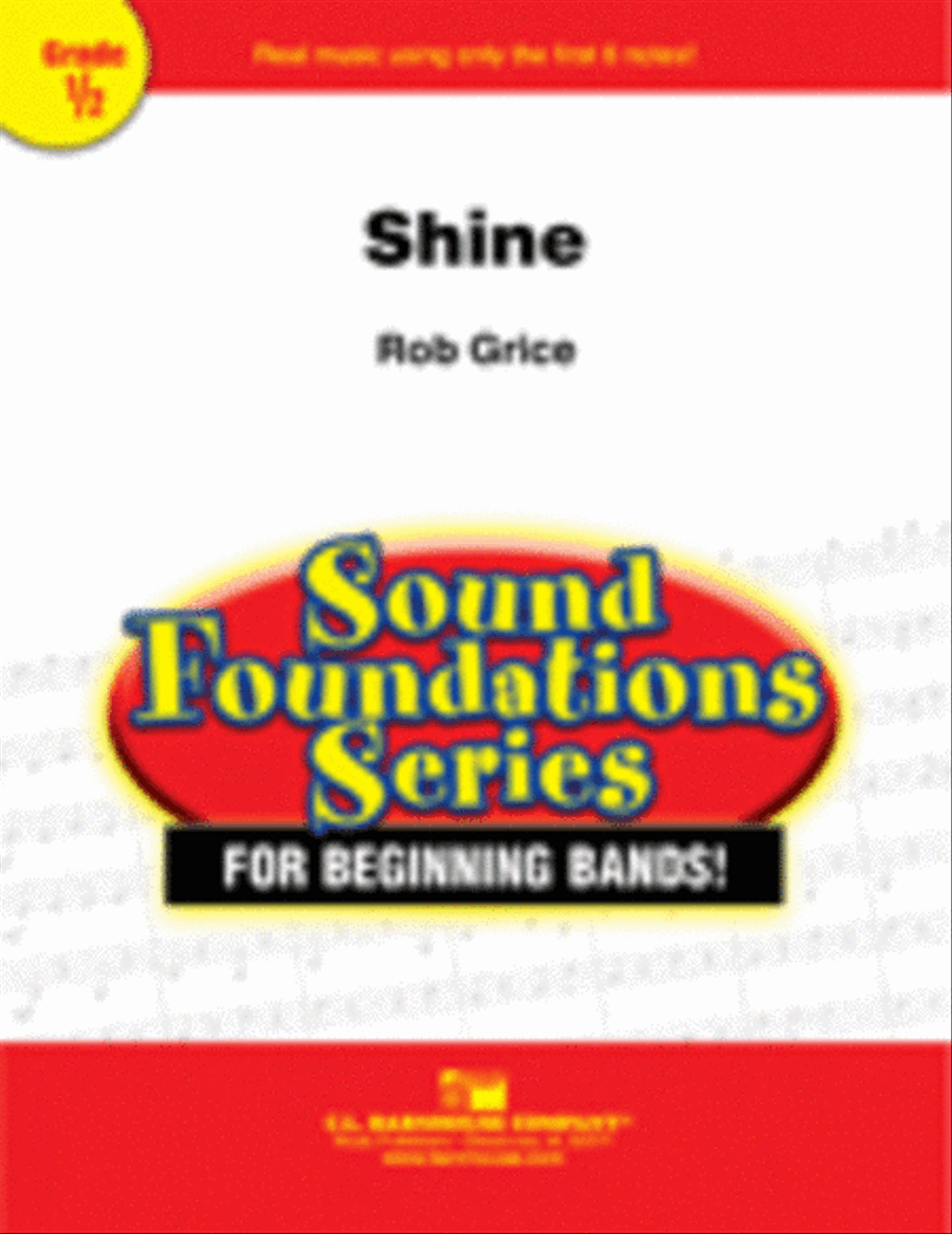 Shine Concert Band scores gallery preview page 1