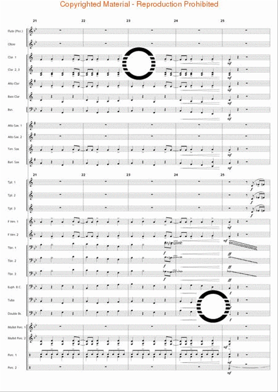 All Aboard! Concert Band scores gallery preview page 6